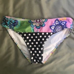 Colorful Patterned Bikini Bottom